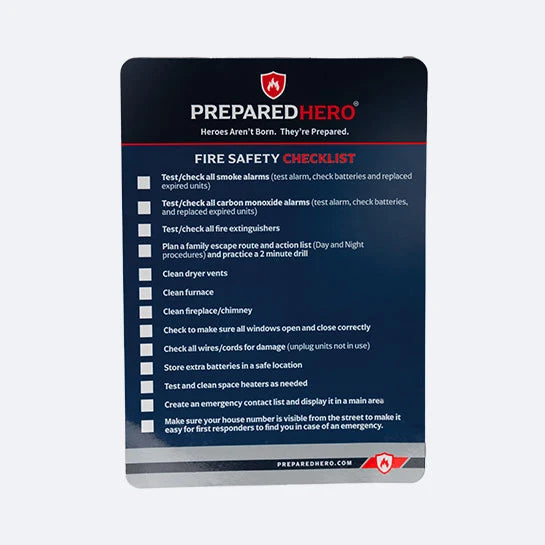 Complete Fire Safety Kit for Home Emergency Preparedness and Kitchen Fire Response · Complete fire protection tool set