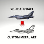 Concorde Metal Wall Art Silhouette in Five Sizes for Aviation Offices, Hangars and Travel-Inspired Rooms