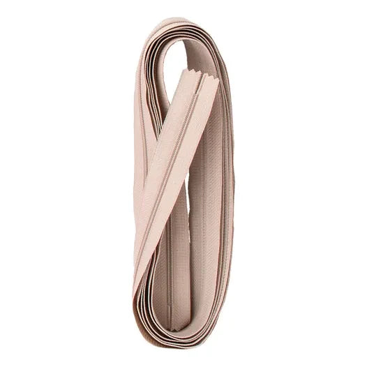 Continuous Nylon Coil Zippers by the Yard, 4 Yards and 16 Extra-Large Pulls for Custom Bag Closures