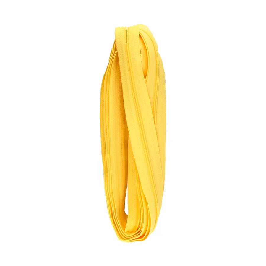 Continuous Nylon Coil Zippers by the Yard, 4 Yards and 16 Extra-Large Pulls for Custom Bag Closures