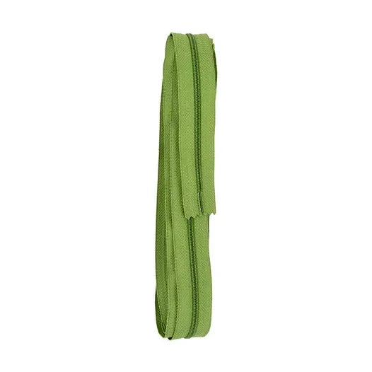 Continuous Nylon Coil Zippers by the Yard, 4 Yards and 16 Extra-Large Pulls for Custom Bag Closures