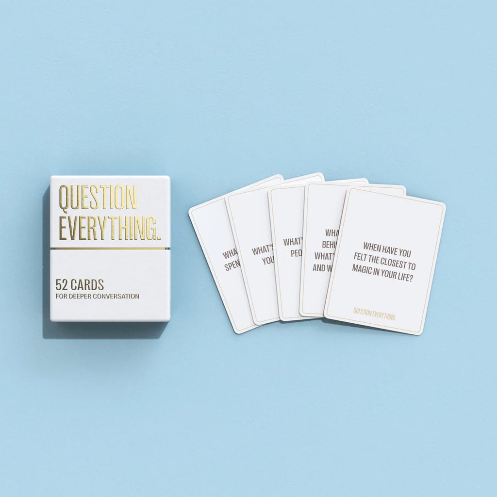 Conversation Question Card Game with 52 Thoughtful Prompts for Deep, Fun and Meaningful Connection