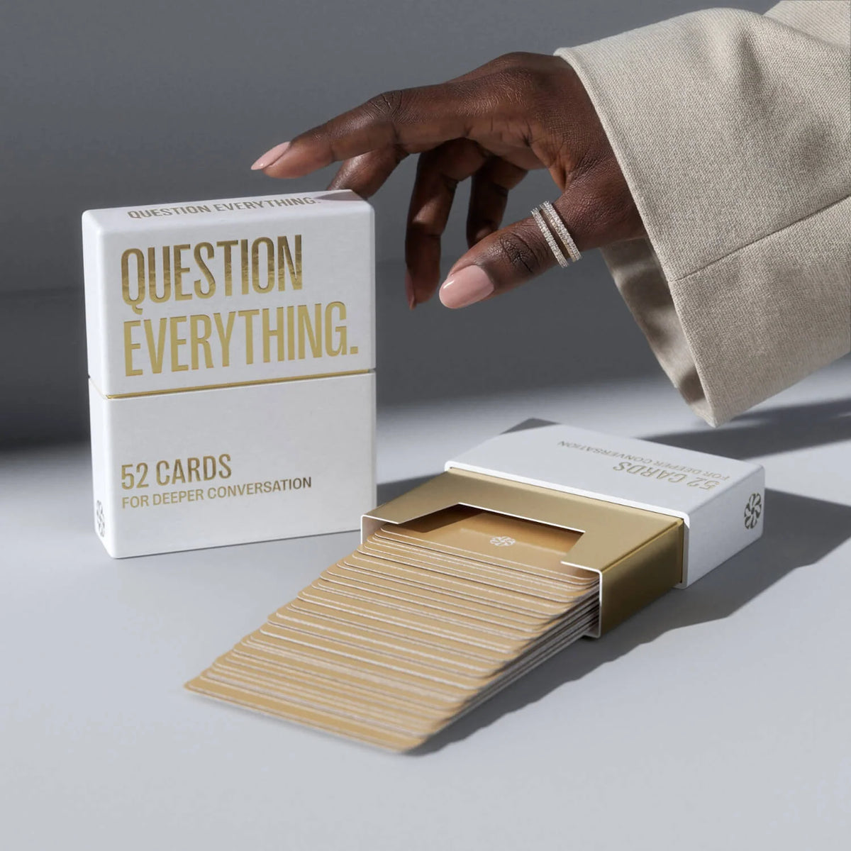 Conversation Question Card Game with 52 Thoughtful Prompts for Deep, Fun and Meaningful Connection