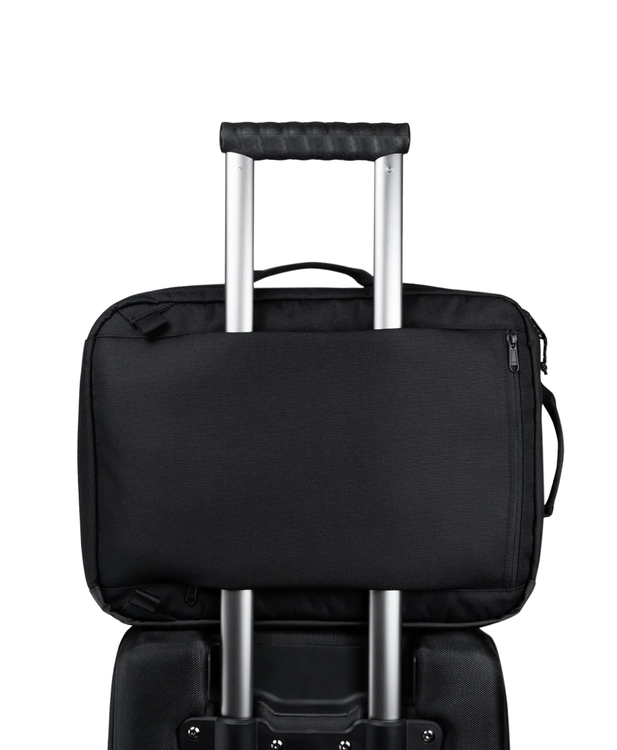 Convertible Briefcase Backpack in Jet Black