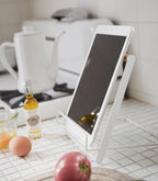 Cookbook and Tablet Stand in Steel and Wood