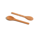 Cooking Spoons in Natural Beechwood, a Set of Two