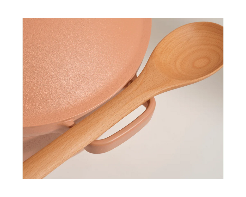 Cooking Spoons in Natural Beechwood, a Set of Two
