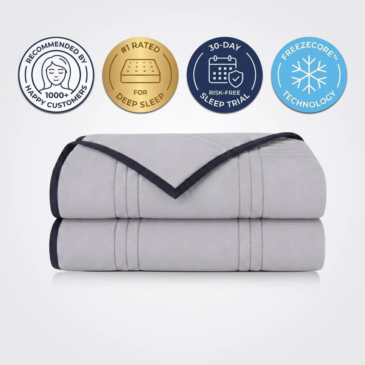 Cooling Blanket for Hot Sleepers with a Cool-to-the-Touch Feel in Sizes from Single to King/Cali King