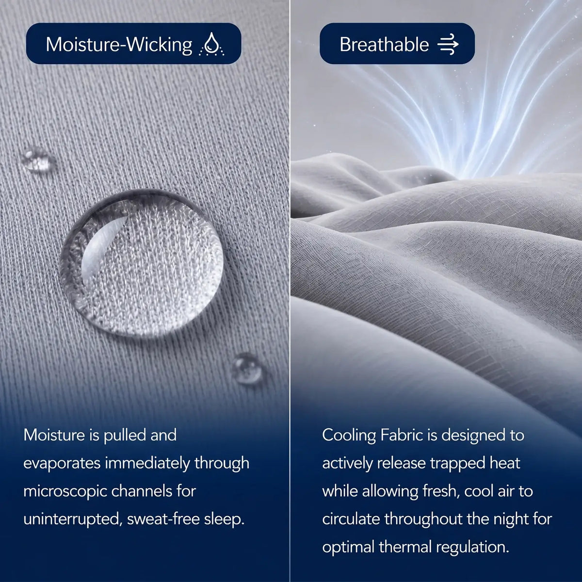 Cooling Blanket for Hot Sleepers with a Cool-to-the-Touch Feel in Sizes from Single to King/Cali King