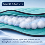 Cooling Blanket for Hot Sleepers with a Cool-to-the-Touch Feel in Sizes from Single to King/Cali King