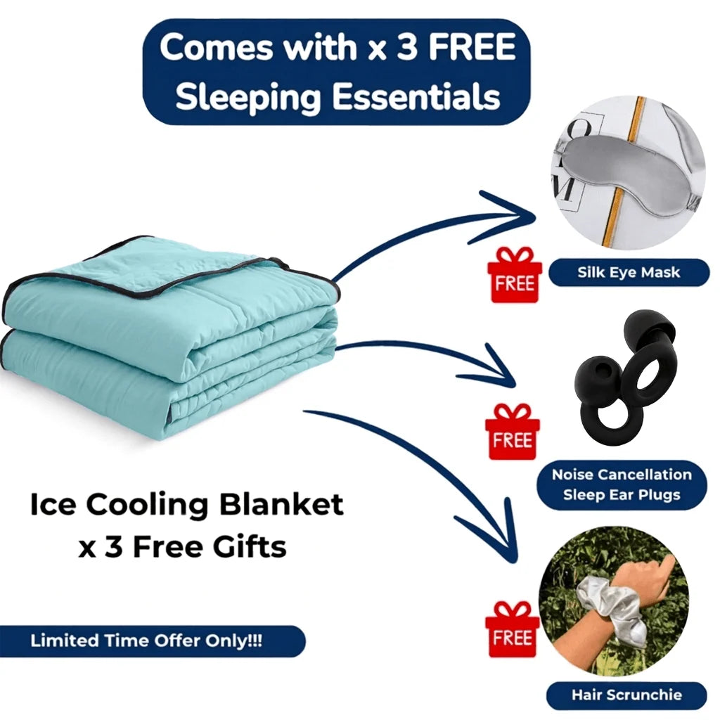 Cooling Blanket for Hot Sleepers with a Cool-to-the-Touch Feel in Sizes from Single to King/Cali King