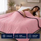 Cooling Blanket for Hot Sleepers with a Cool-to-the-Touch Feel in Sizes from Single to King/Cali King