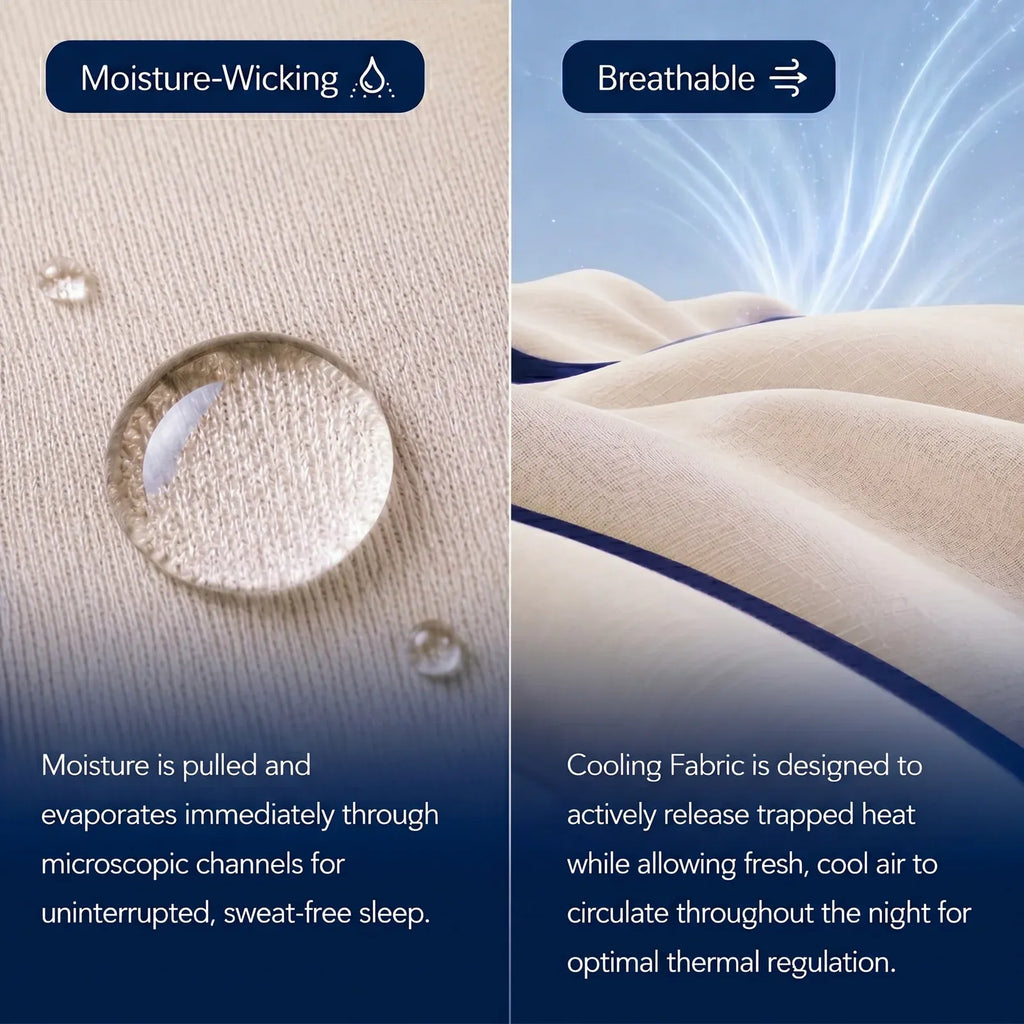 Cooling Blanket for Hot Sleepers with a Cool-to-the-Touch Feel in Sizes from Single to King/Cali King