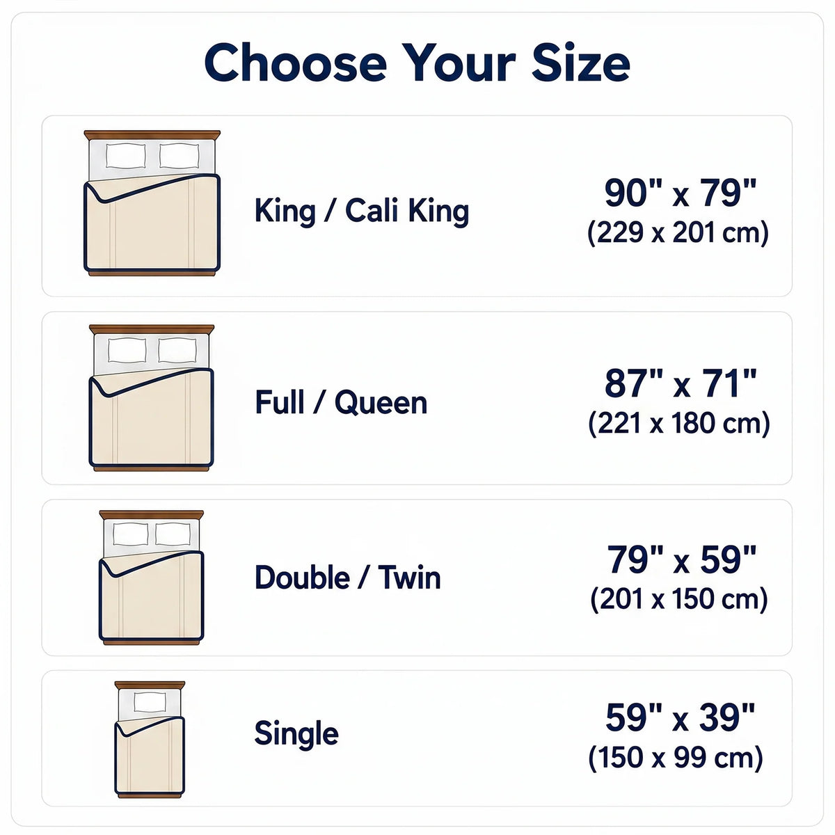 Cooling Blanket for Hot Sleepers with a Cool-to-the-Touch Feel in Sizes from Single to King/Cali King