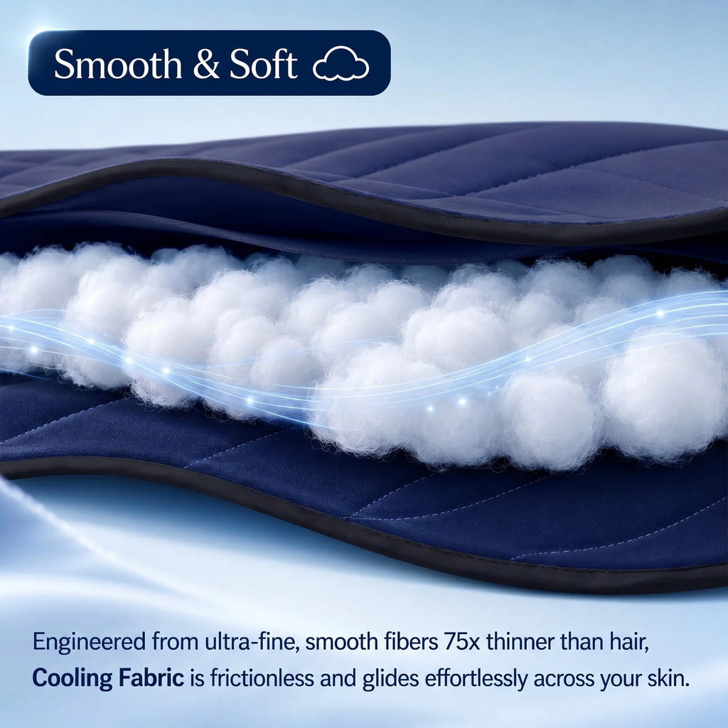 Cooling Blanket for Hot Sleepers with a Cool-to-the-Touch Feel in Sizes from Single to King/Cali King