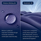 Cooling Blanket for Hot Sleepers with a Cool-to-the-Touch Feel in Sizes from Single to King/Cali King