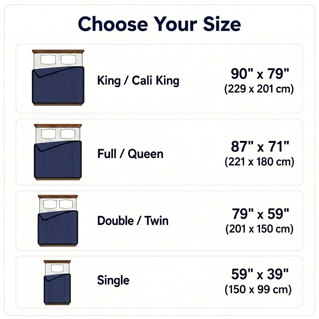 Cooling Blanket for Hot Sleepers with a Cool-to-the-Touch Feel in Sizes from Single to King/Cali King