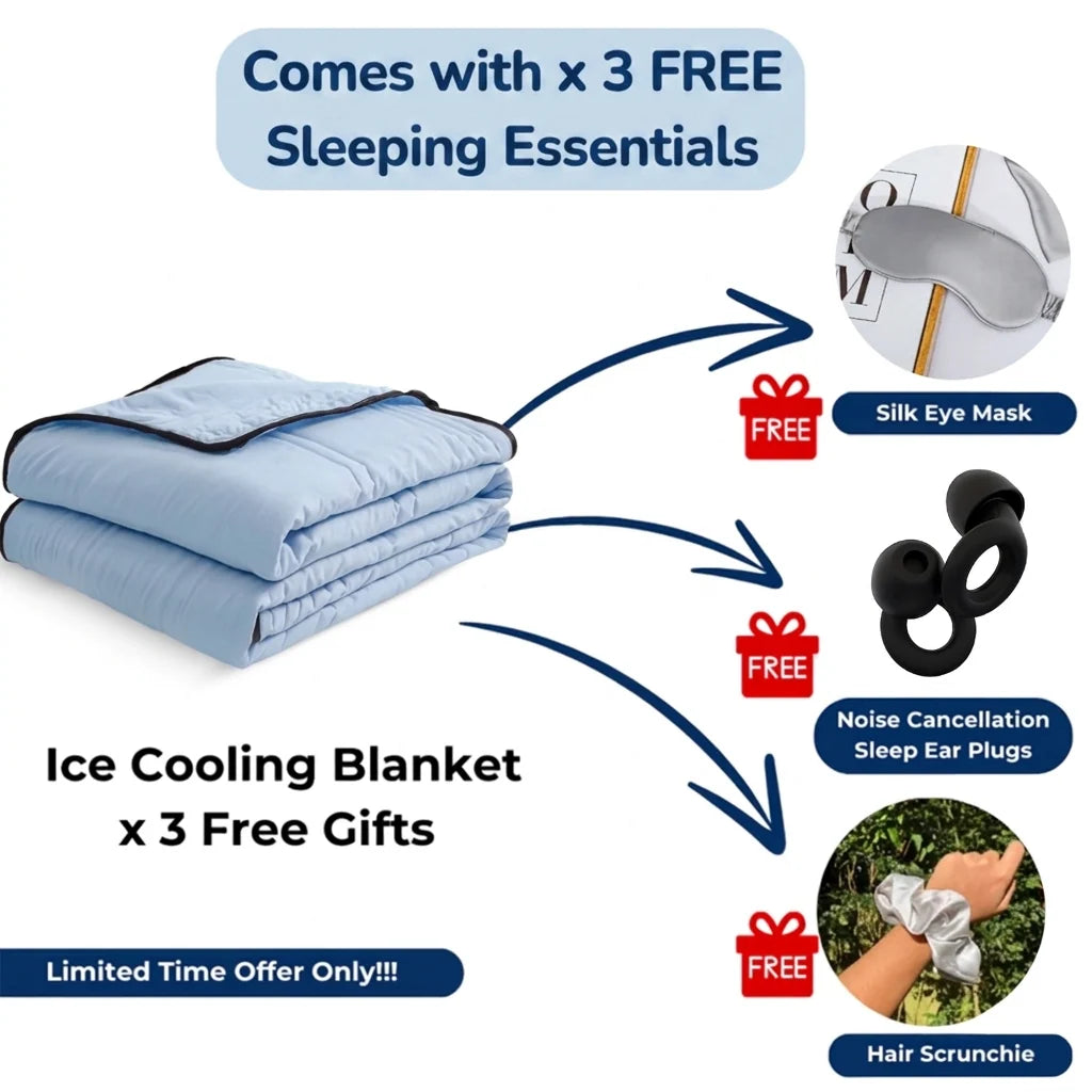Cooling Blanket for Hot Sleepers with a Cool-to-the-Touch Feel in Sizes from Single to King/Cali King