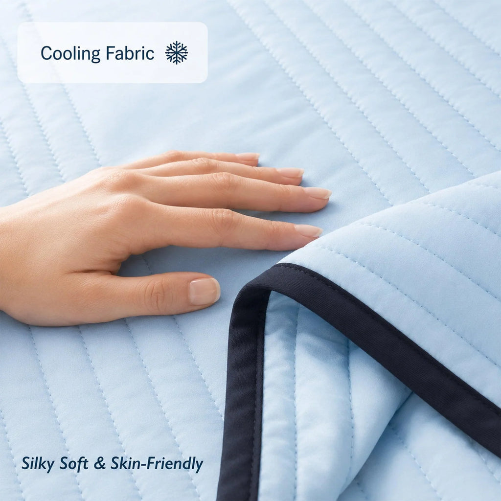 Cooling Blanket for Hot Sleepers with a Cool-to-the-Touch Feel in Sizes from Single to King/Cali King