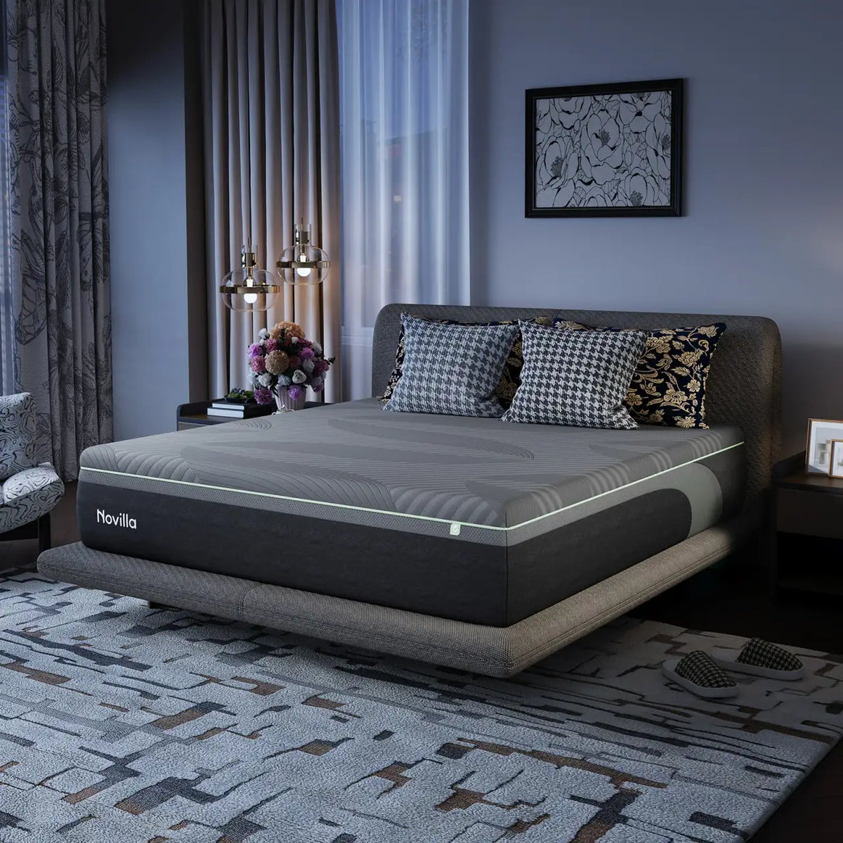 Cooling Memory Foam Mattress with Breathable Comfort, 10–16 Inch Thickness and Twin to King Size