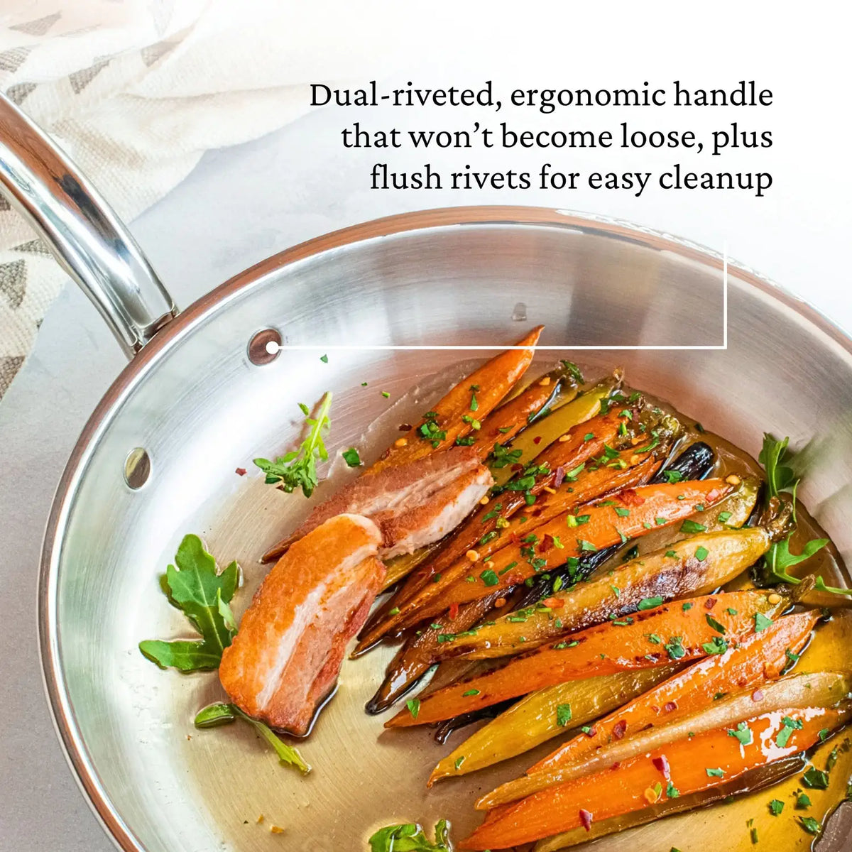 Copper Core Induction Skillet