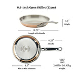 Copper Core Induction Skillet
