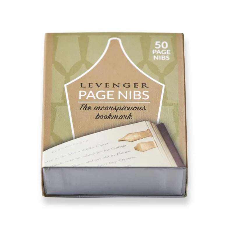 Copper Page Nibs Bookmarks, Set of 50 Thin Page Markers for Elegant Reading and Gentle Page Organization