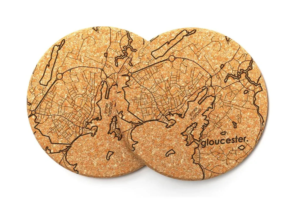Cork Coaster Pair