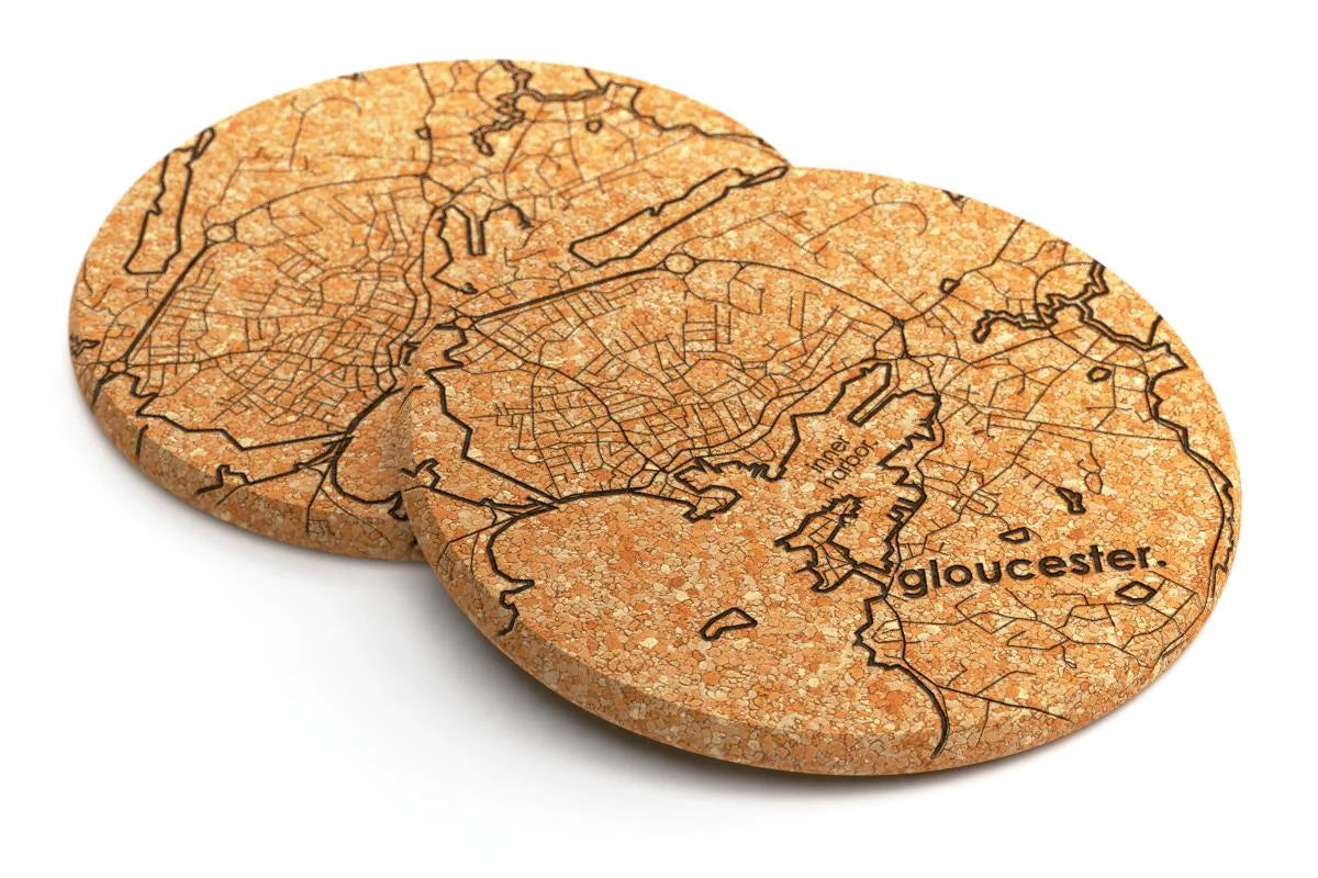 Cork Coaster Pair