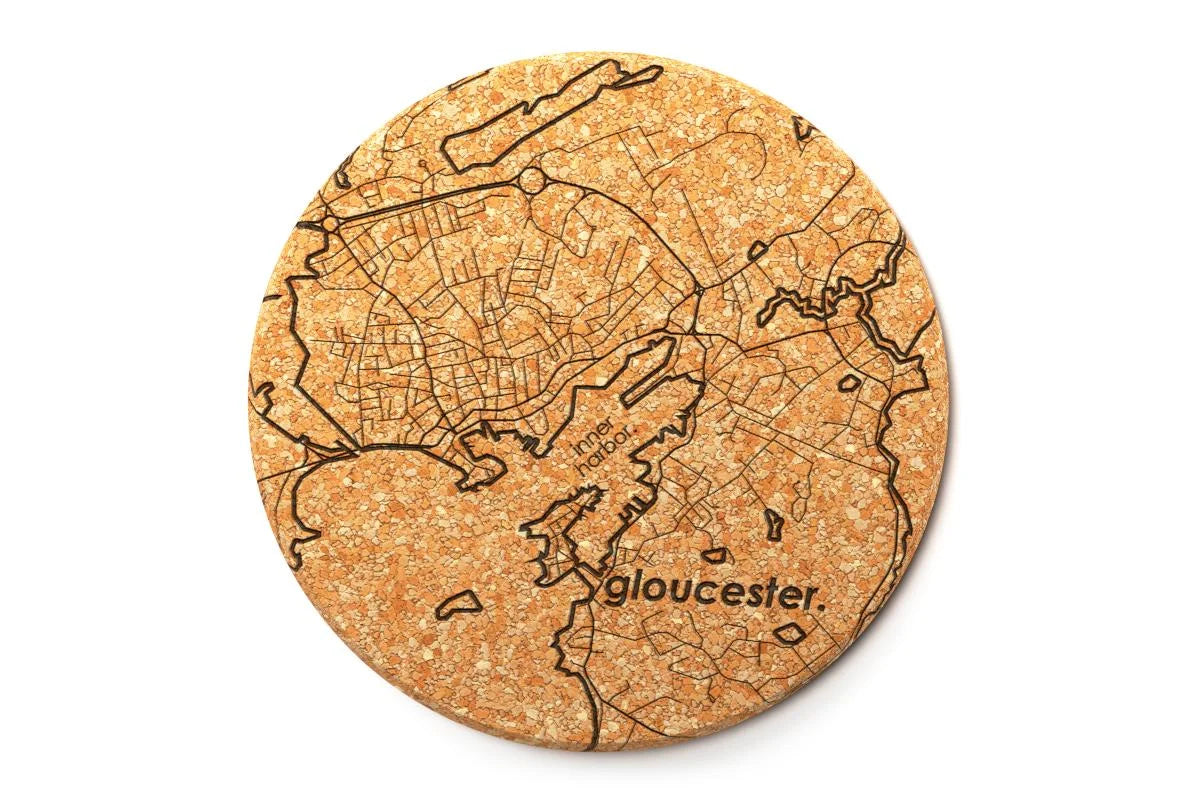 Cork Coaster Pair
