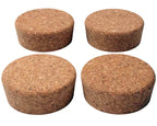Cork Lids for Mason Jars, Food-Safe 4 Pack in Regular Mouth, Wide Mouth or Mixed Sizes, 28mm Thick