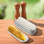Corn Dishes in Stoneware, Set of 4