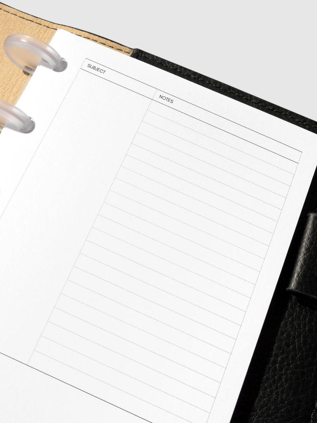 Cornell Note Planner Inserts