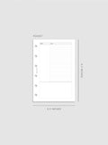 Cornell Note Planner Inserts, Pocket