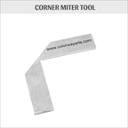 Corner Miter Tool in Stainless Steel