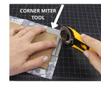 Corner Miter Tool in Stainless Steel