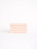 Cotton and Bamboo Viscose Washcloths with Plush 600 GSM Zero-Twist Texture for Daily Cleansing