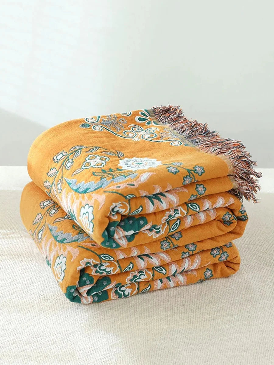 Cotton Bedcover and Sofa Blanket