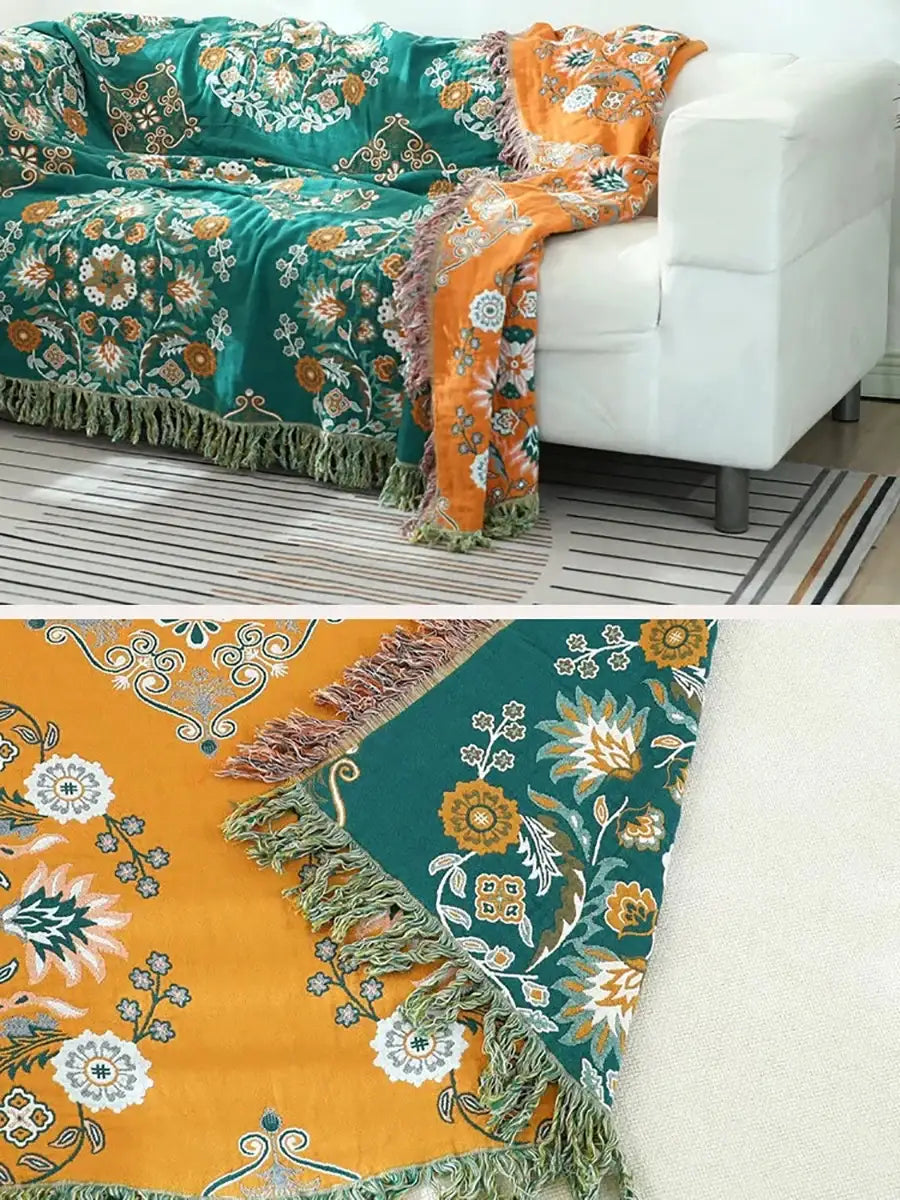 Cotton Bedcover and Sofa Blanket