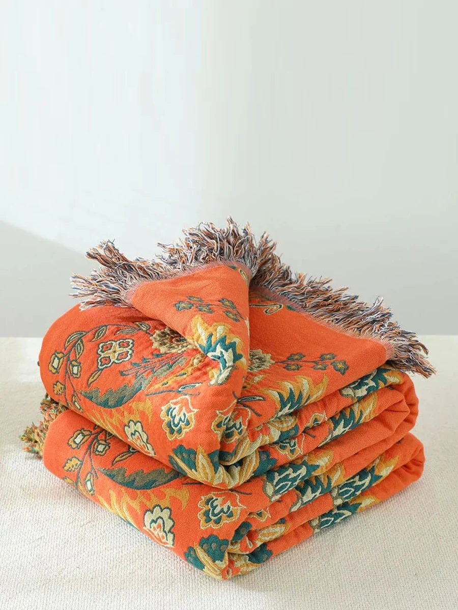 Cotton Bedcover and Sofa Blanket