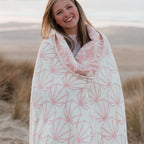 Cotton Blanket in Pink Shell
