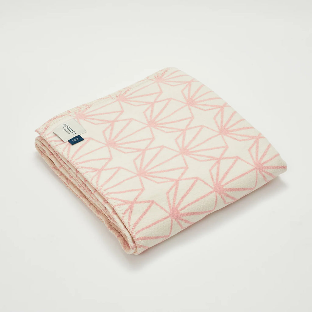 Cotton Blanket in Pink Shell