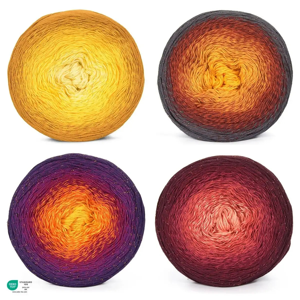 Cotton Blend Cake Yarn