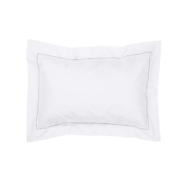 Cotton Percale Bed Linen in Crisp White, 220 Thread Count