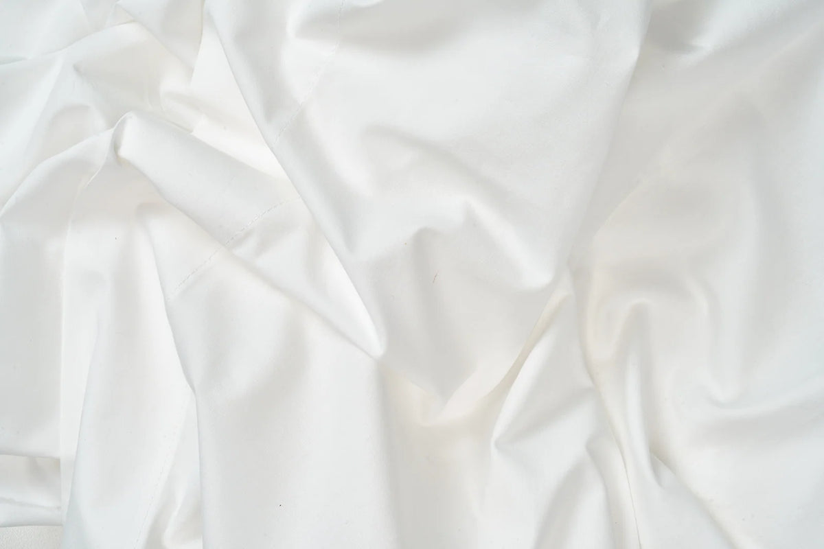 Cotton Percale Bed Sheet Set, Renewed from Gently Used Sheets Through Cleaning and Final Inspection