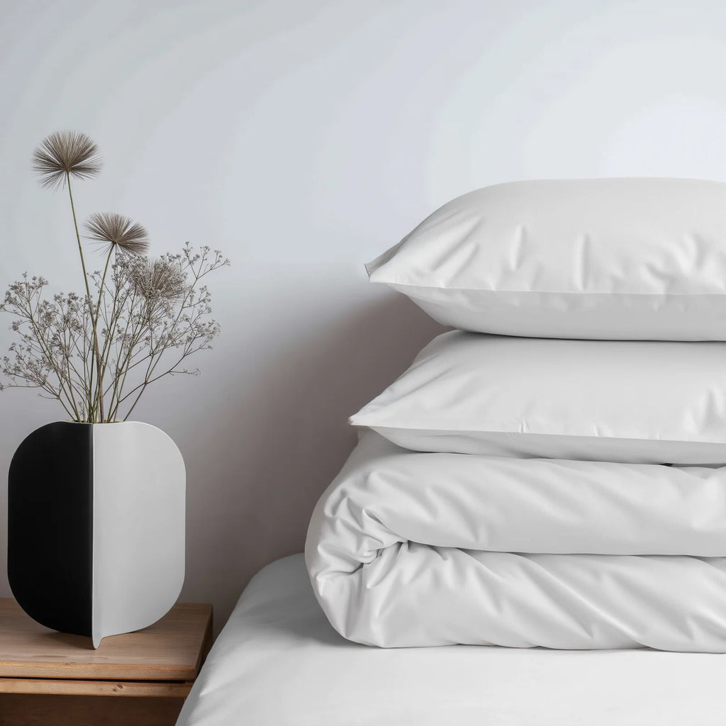 Cotton Percale Bed Sheets in Fitted, Deep Fitted and Flat Styles for Single to Superking Beds