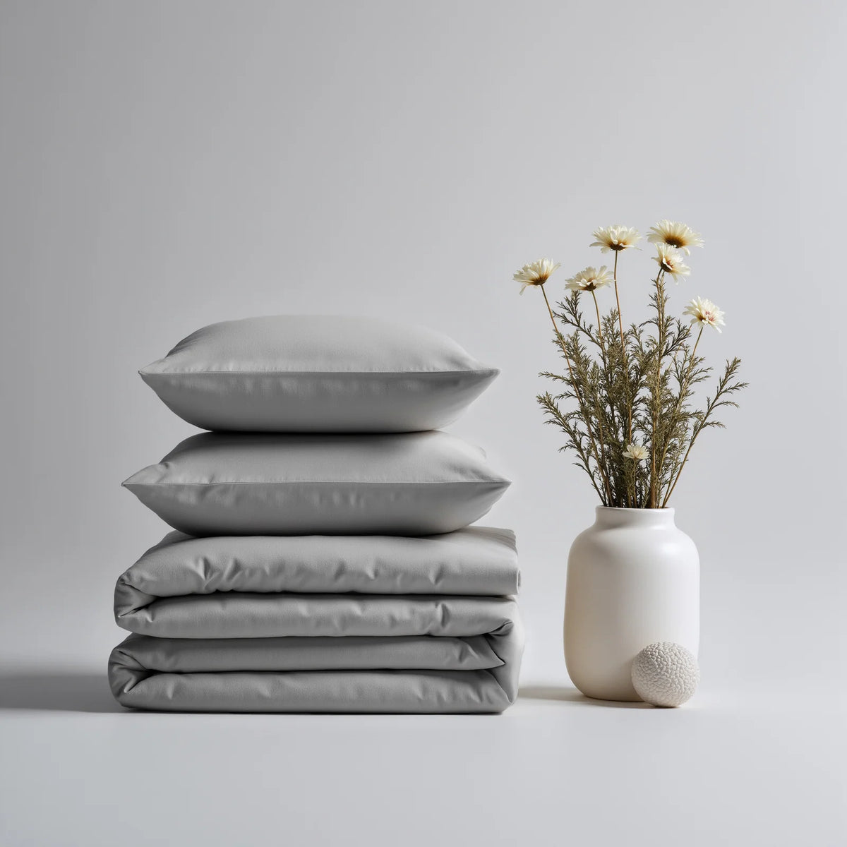 Cotton Percale Bed Sheets in Fitted, Deep Fitted and Flat Styles for Single to Superking Beds
