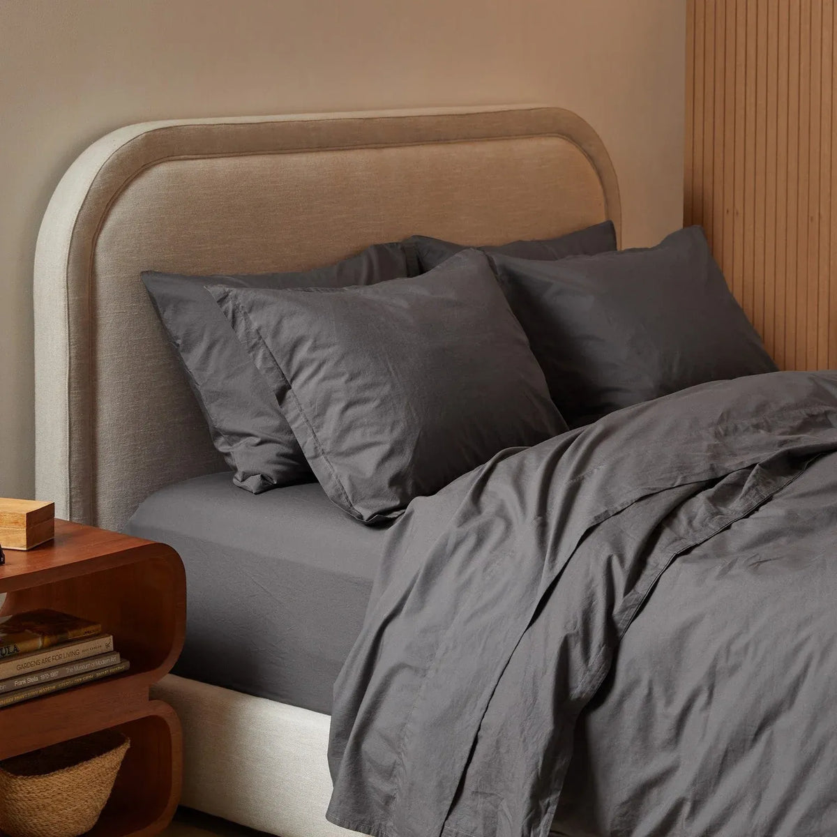 Cotton Percale Bed Sheets in Fitted, Deep Fitted and Flat Styles for Single to Superking Beds