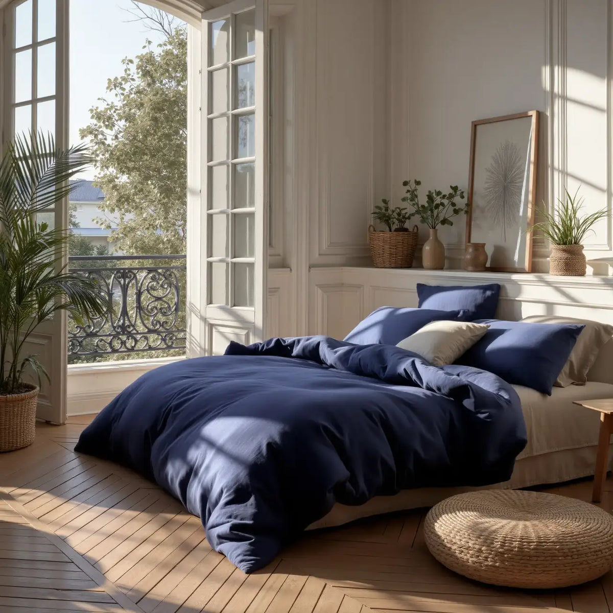 Cotton Percale Bed Sheets in Fitted, Deep Fitted and Flat Styles for Single to Superking Beds