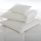 Cotton Sateen Pillow Protectors in White — Boudoir / White / Euro / White / Standard / White / Queen / White / King / White